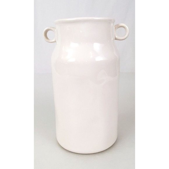 Discontinued Rae Dunn Farm Fresh Jug Vase Side Handles 9.5” EUC - Picture 5 of 10